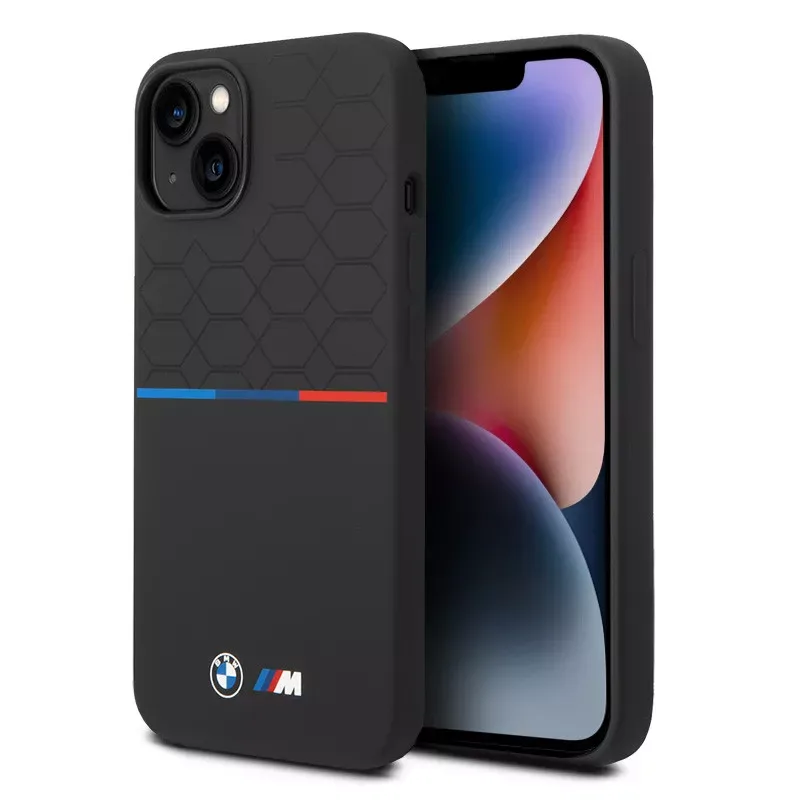 BMW iPhone 14 Plus Skal Tricolor Line