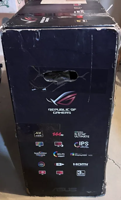 ASUS ROG Swift PG32UQX 16:9 4K UHD 144Hz IPS 32" mini-LED-spelmonitor med G-Sync Ultimate