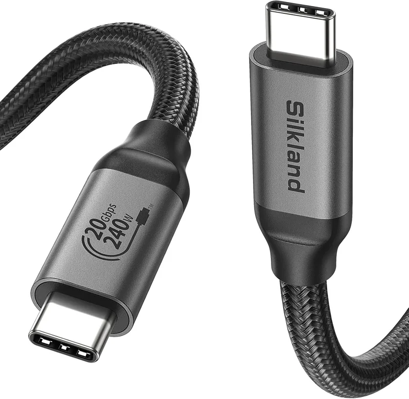 Silkland USB C 3.2 Gen2×2 Kabel Kort 30CM