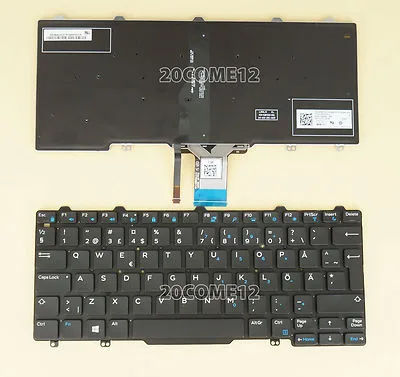 ersättande tangentbord för Dell Latitude E7250. Latitud E5250, Latitud E5270