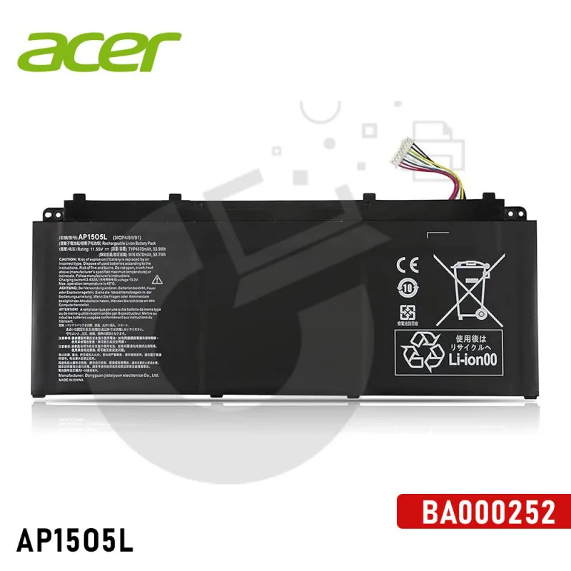 AKKEE batteri för Acer Aspire S13 S5-371 S5-371-52JR S5-371-56VE S5-371-53NX S5-371-71QZ S5-371-757T S5-371T S5-371 1T-78TA Chr