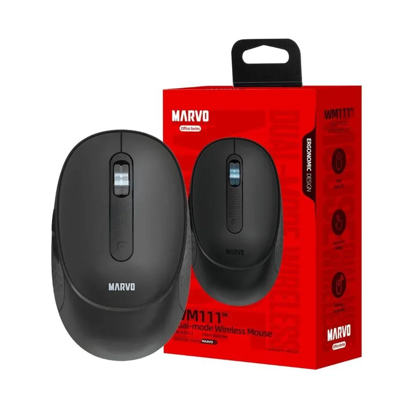 MARVO WM111-BK trådlös mus