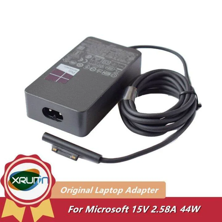 XITAIAN 44W 15V 2.58A 1800 Kompatibel med Adapter Laddare Ersättning för Microsoft Surface Pro 3 Pro 4, new Pro 5 (2017), Laptop (2017), Book Puerto d