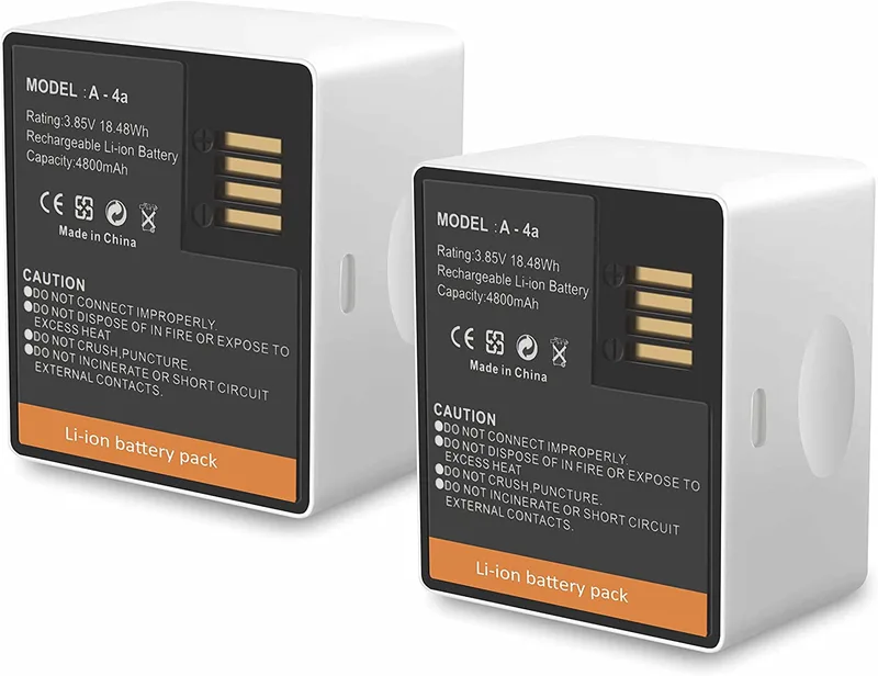vhbw Batteri kompatibelt med Arlo Pro 3 spionkameror, säkerhetskamera