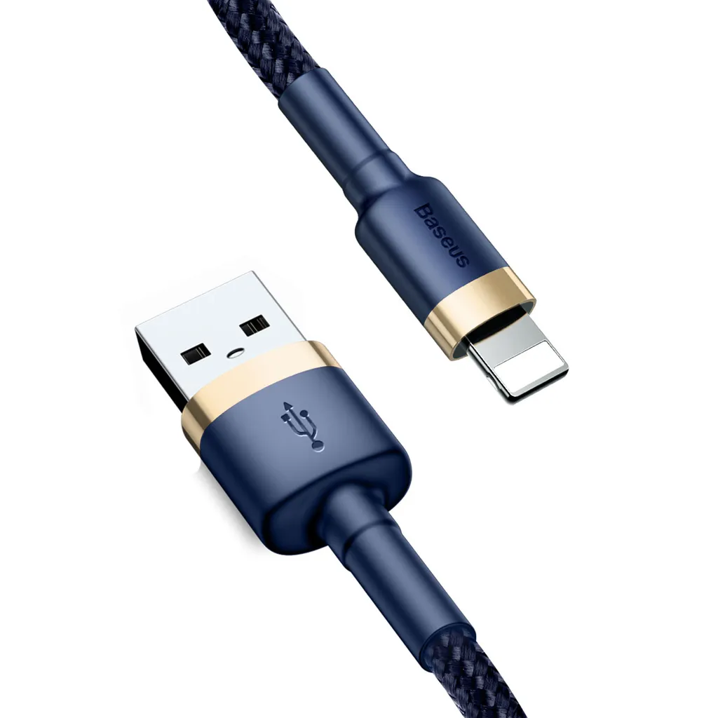 24 Cafule USB-Kabel USB till Lightning 2.4A QC 3.0 1m