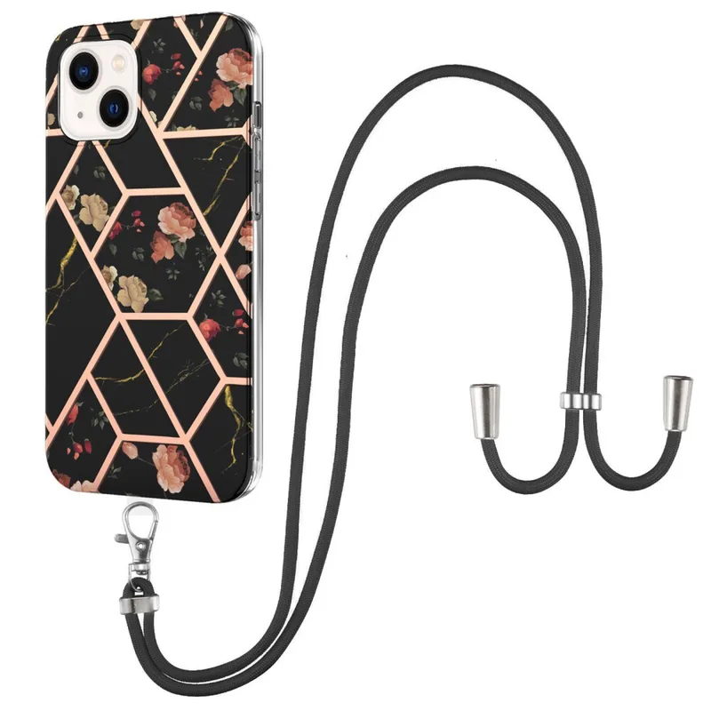 Guess iPhone 15 Pro Mobilhalsband Skal Print