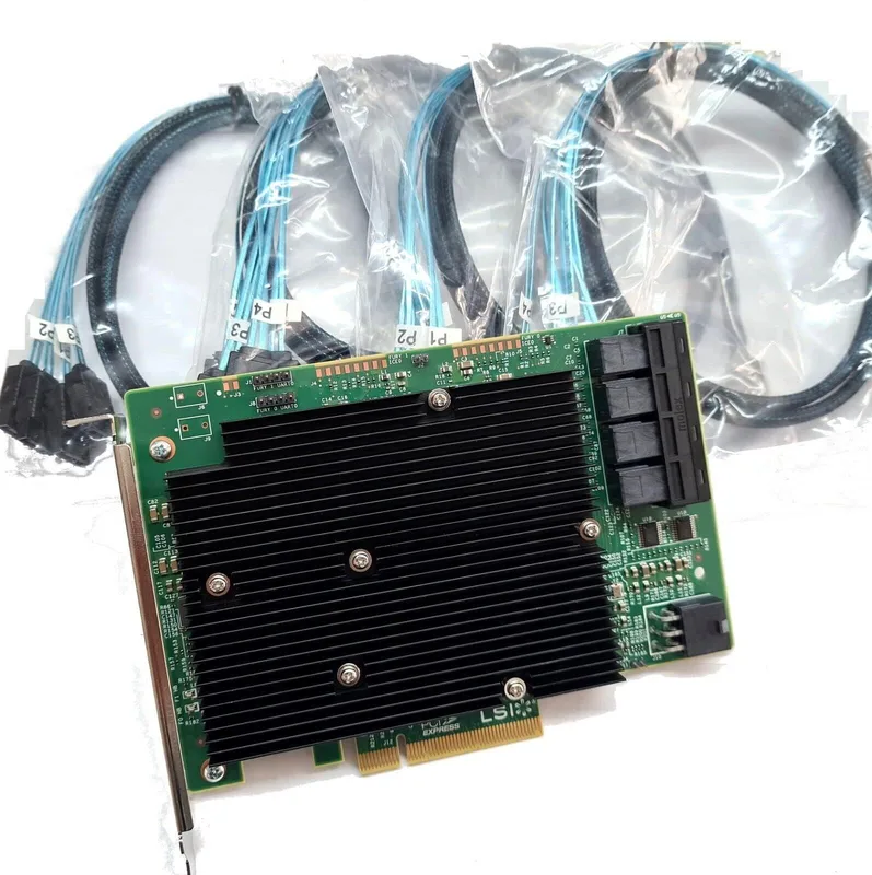 LSI SAS 9300-16I 12GB/s HBA-Kort Med 16 SAS/SATA-Portar