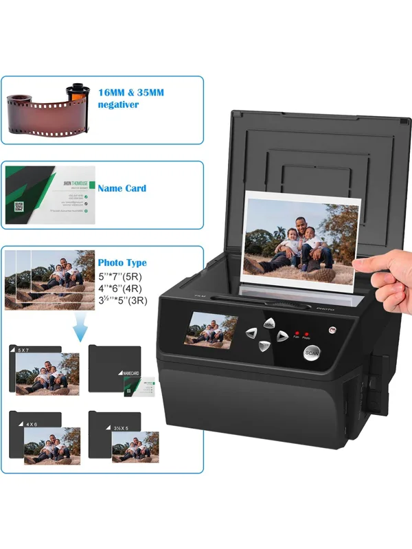 Film Digitizer med förhandsvisning for 35 mm och mellanformat