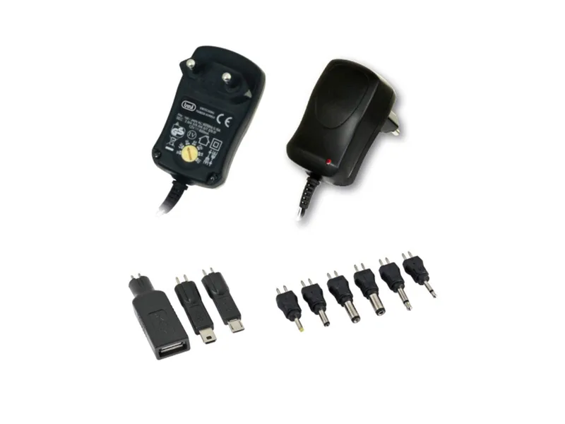 eladaptrar inomhus 150 W Svart