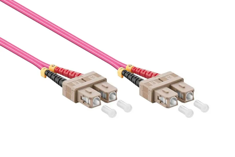SC till SC OM4 fiberlappkabel
