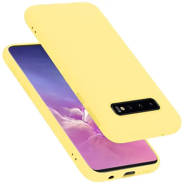 Celly Shock Cover Galaxy S10 Gul