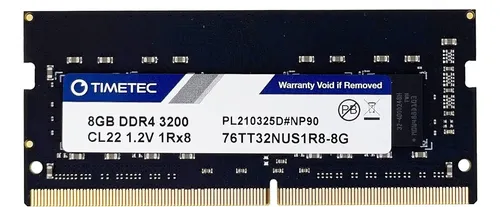 Timetec Premium 8 GB DDR4 3200 MHz SODIMM