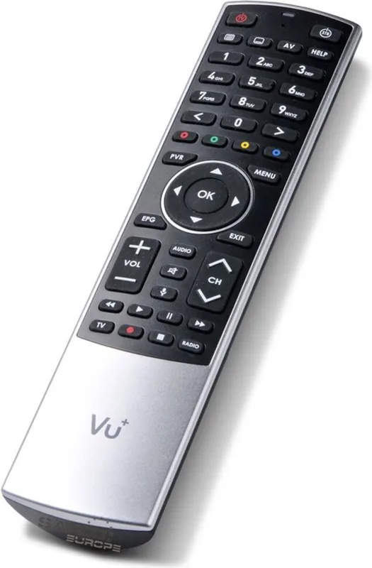 Vu+ 8786821 fjärrkontroll IR/Bluetooth Digitalbox TV tryckknappar