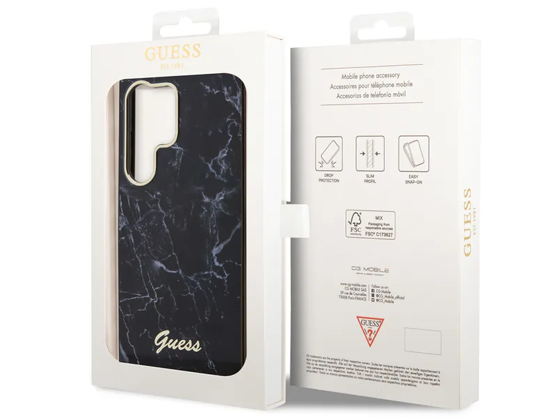 Guess Mobilskal till Galaxy S23 Ultra Marble