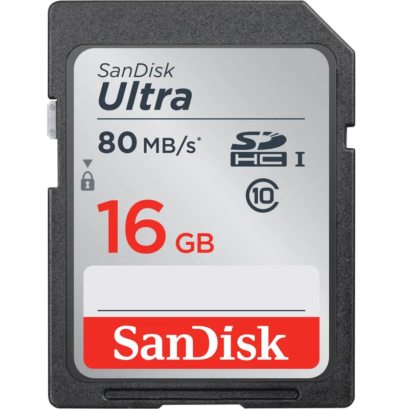 SanDisk Ultra SDSDUNC-016G-GN6IN SDHC-minneskort