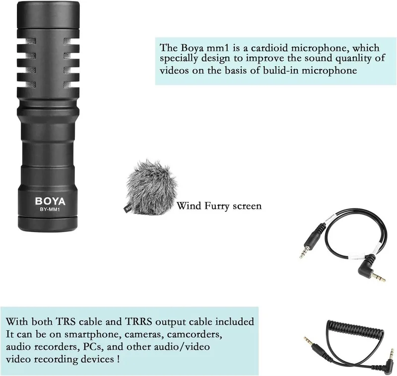 BOYA Universal Compact Microphone