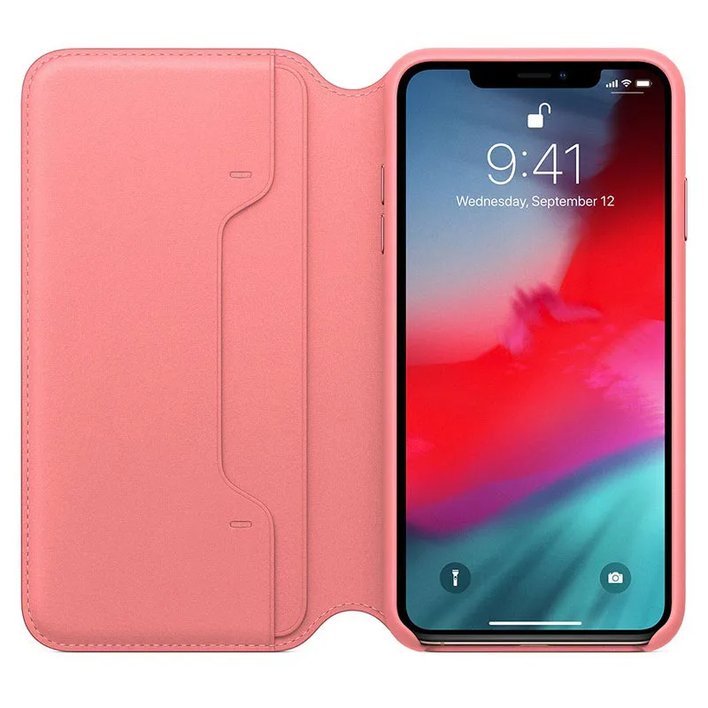 Apple iPhone X läder foliofodral