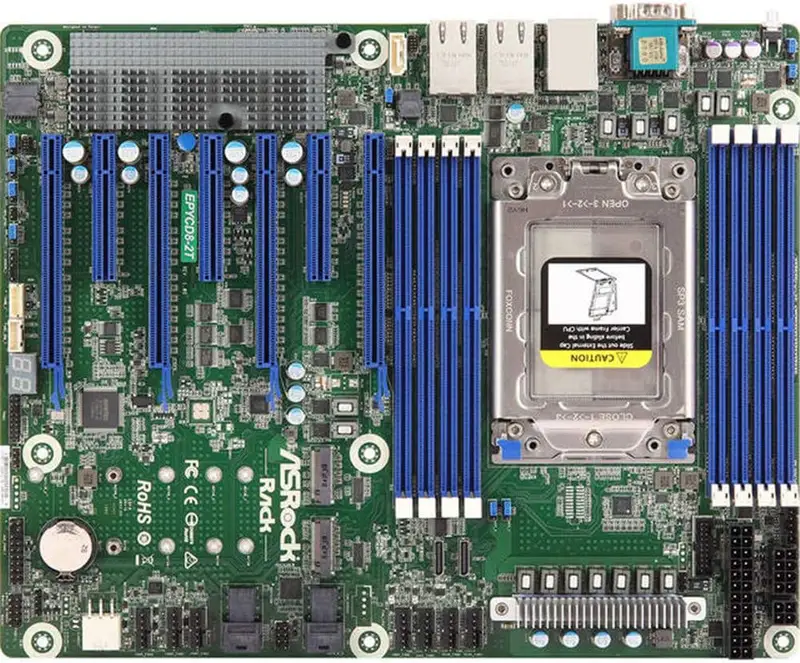 Asrock EPYCD8-2T moderkort Socket SP3 ATX