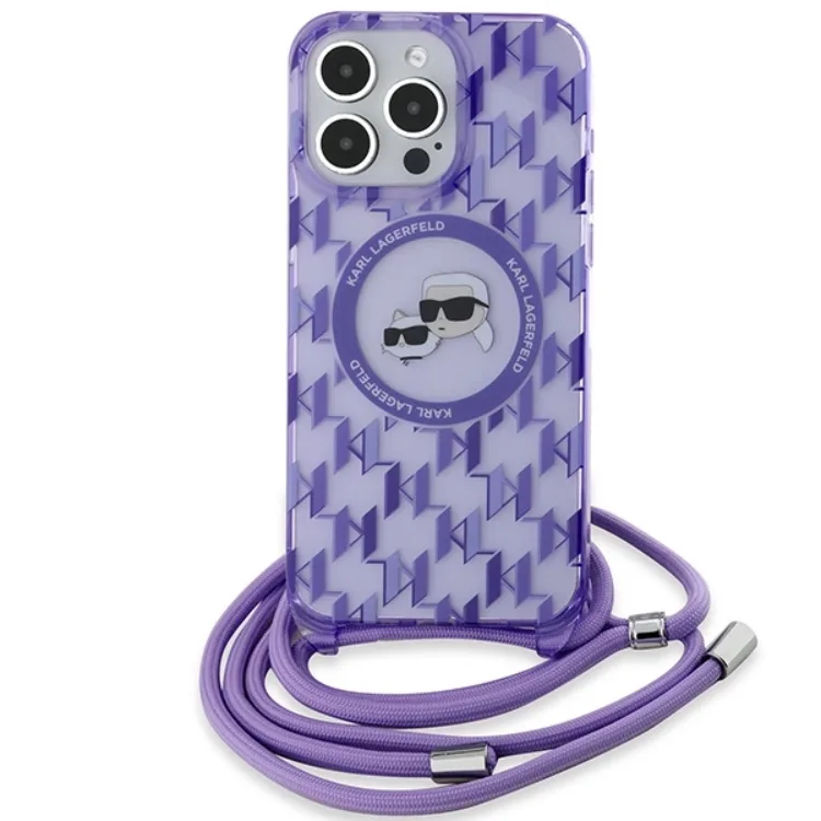 Karl Lagerfeld Mobilskal till iPhone 15 Pro Max MagSafe IML Monogram
