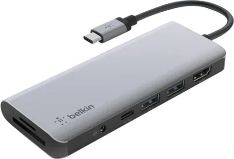 Belkin 7-i-1 MultiPort USB C-hubb