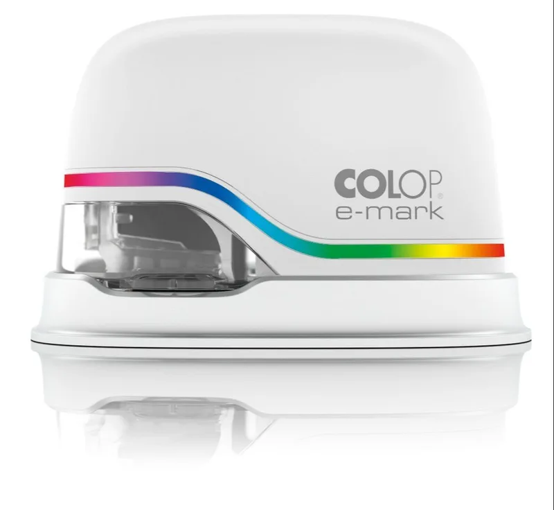 COLOP e-mark 600 dpi Vit Bärbar Mobil Hand Skrivare