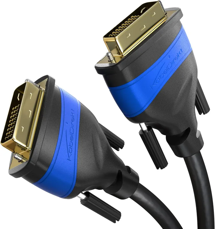 KabelDirekt – 3m DUAL LINK DVI-kabel