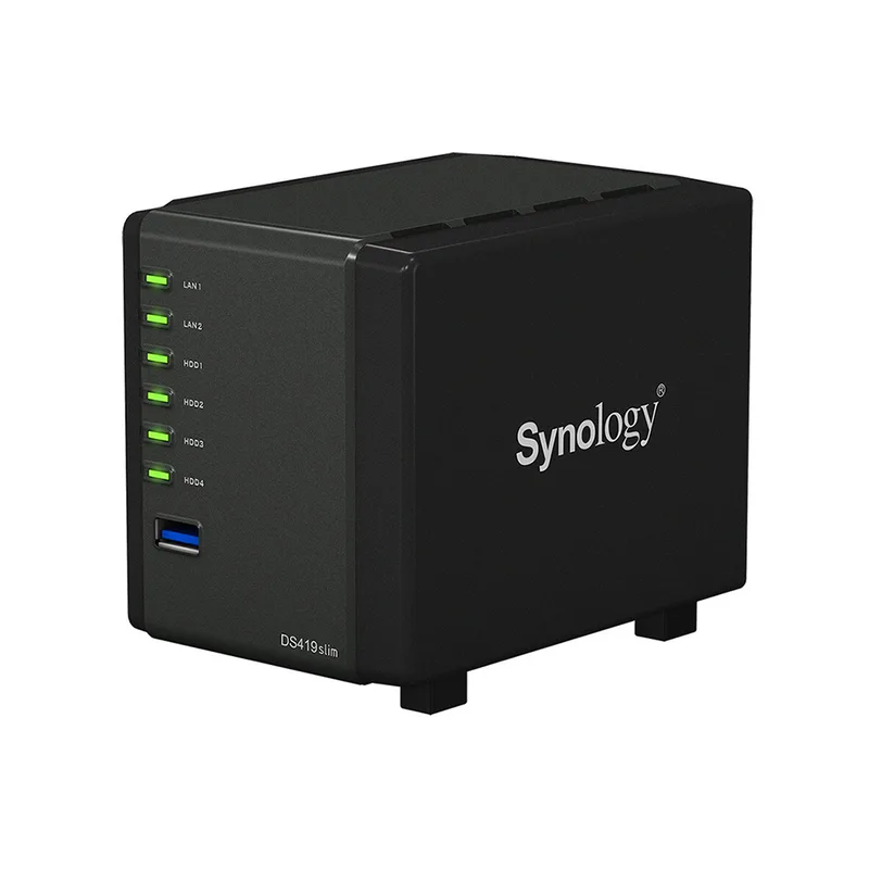Synology DiskStation DS419slim 4-Bay NAS-system