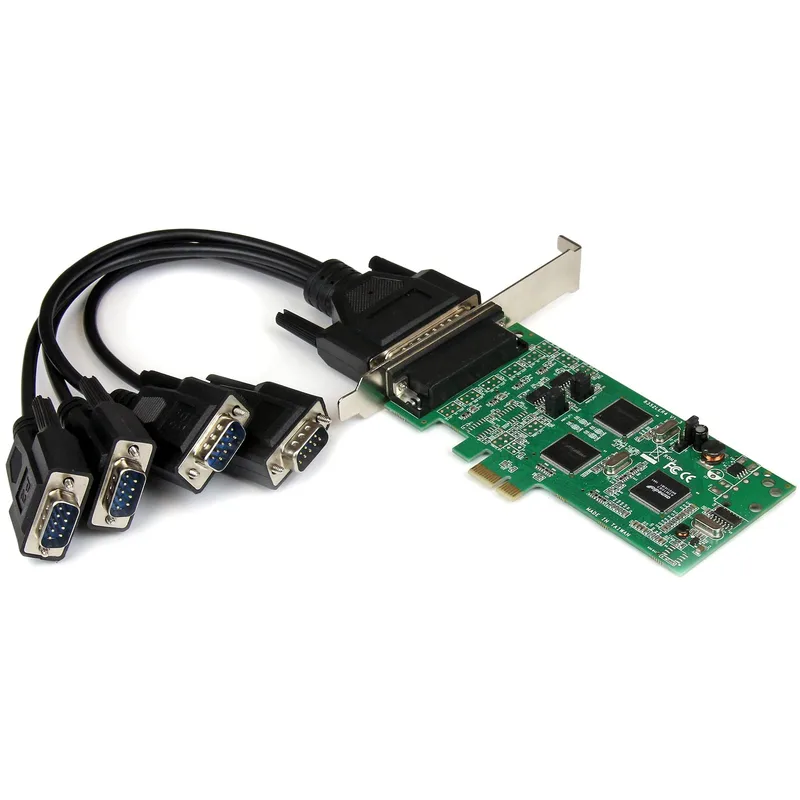 StarTech.com PCI Express seriellt kombokort med 4 portar