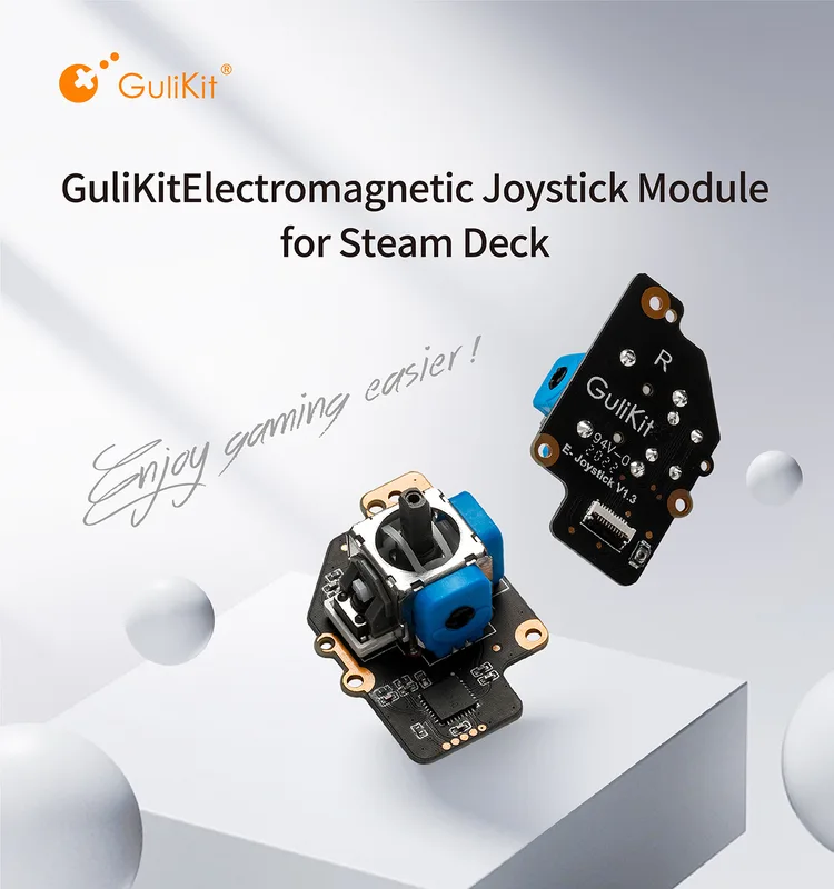Gulikit Elektromagnetiska joysticks för Steam Deck