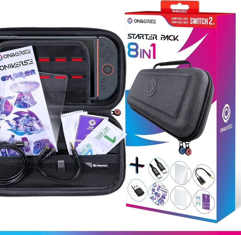 Oniverse Handtagspaket kompatibelt med Nintendo Switch 2
