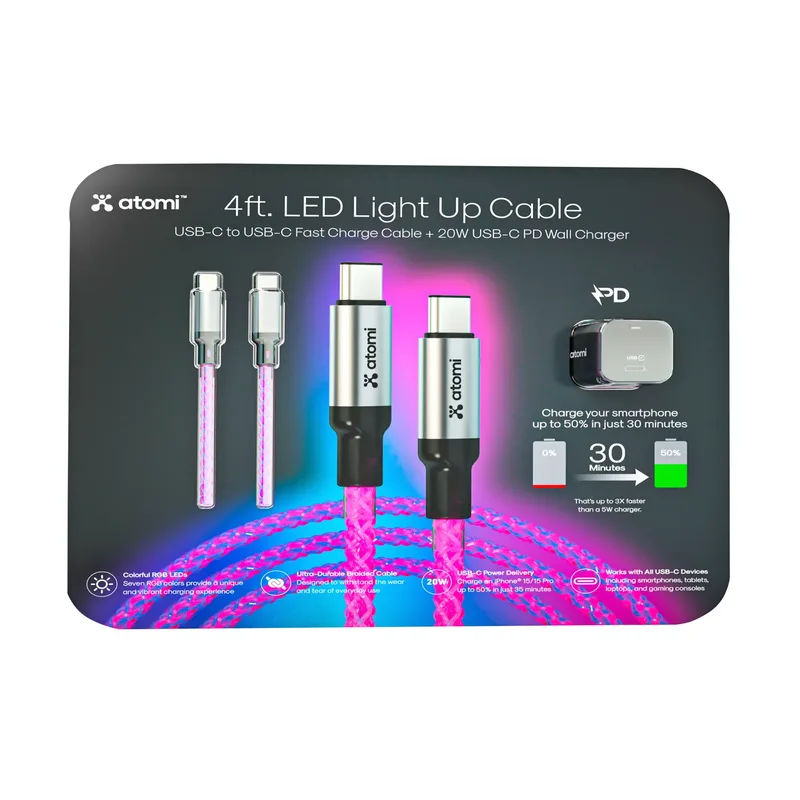 USB C LED-kabel