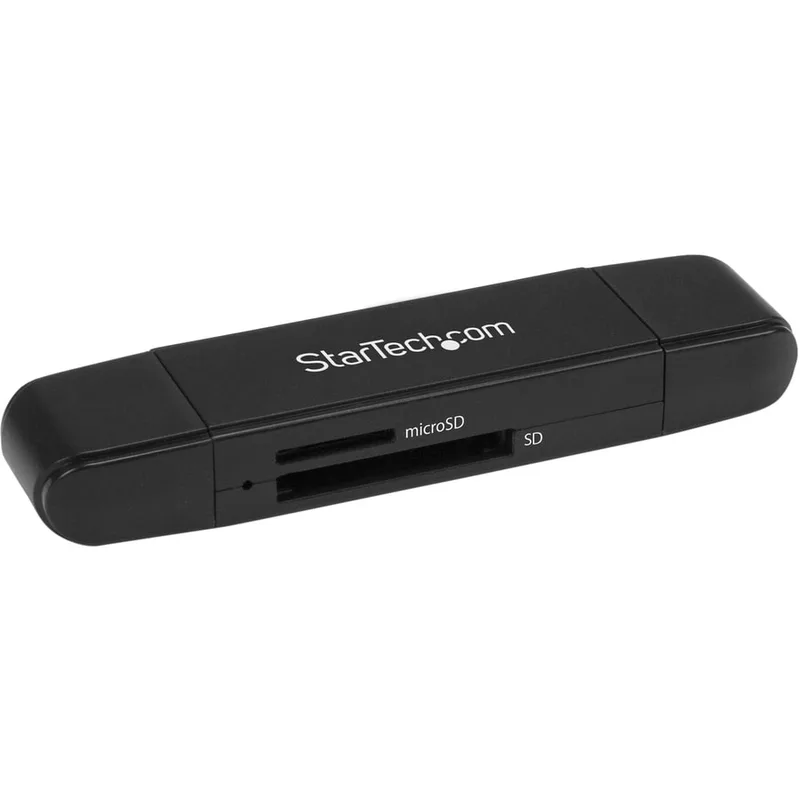 LogiLink CR0050 – Dual kortläsare, USB-C 3.2 Gen1 för SD, SDHC, SDXC, microSD, SDHC, SDXC, MMC och RS MMC-kort upp till 1 TB
