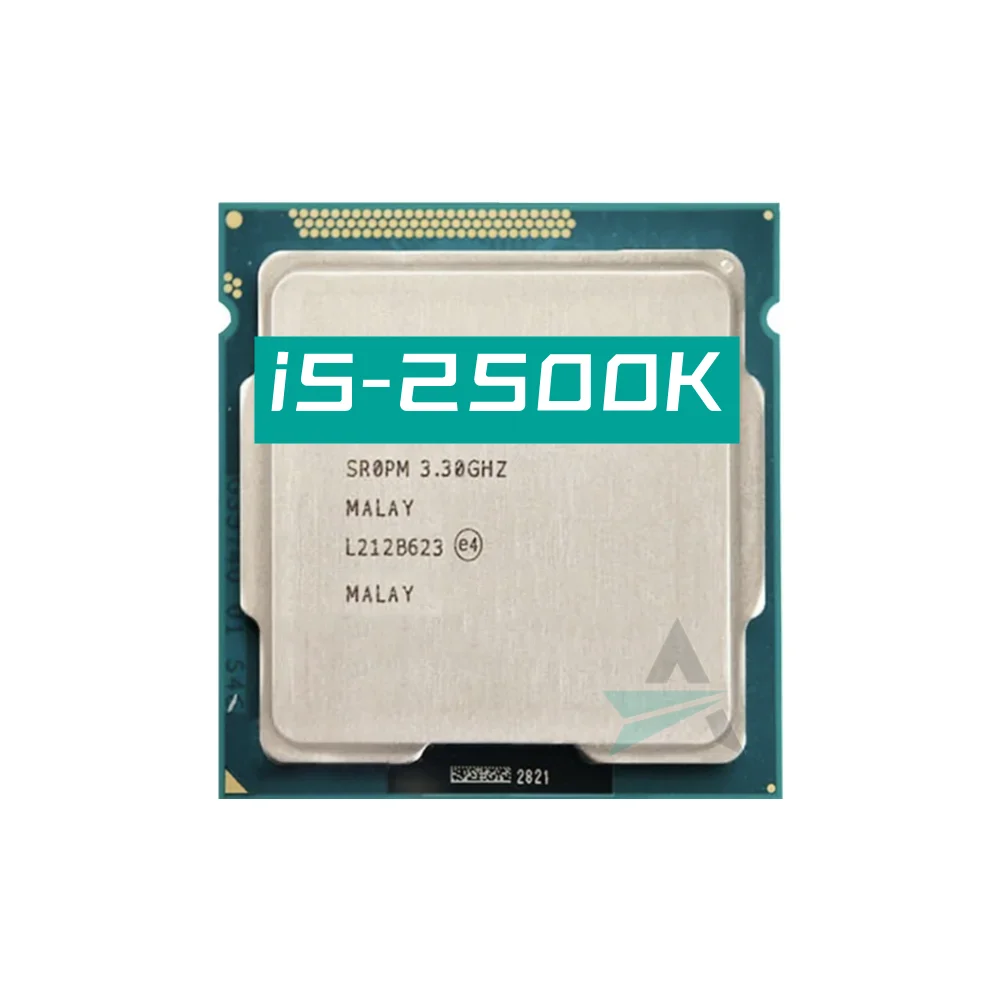 I5 2500K-processor, 4 kärnor, 3,3 GHz