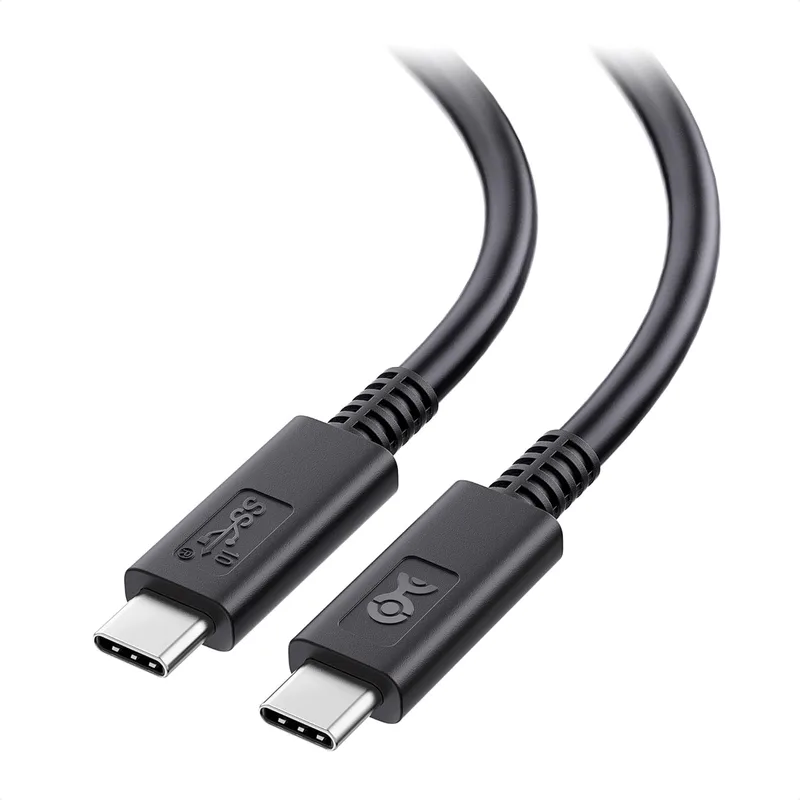 Cable Matters 10 Gbps USB C till USB C-kabel med 4K videoupplösning och 100 W strömförsörjning