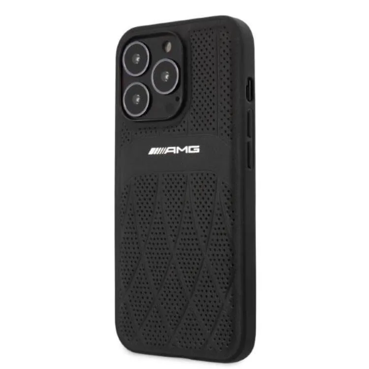 Mercedes AMG Mobilskal till iPhone 13 Pro Max Läder Curved Lines