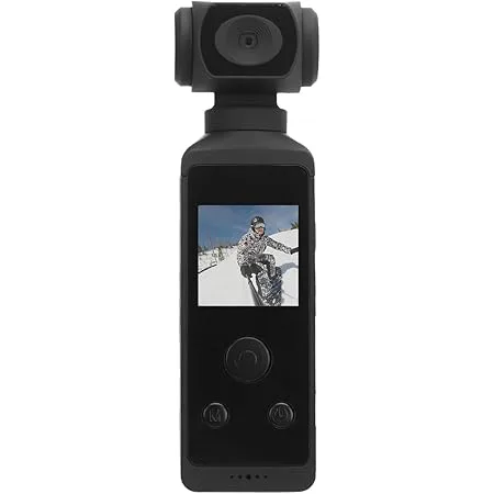 Fickkamera 4K HD Roterbar Anti Shaking Wifi Mic Clip