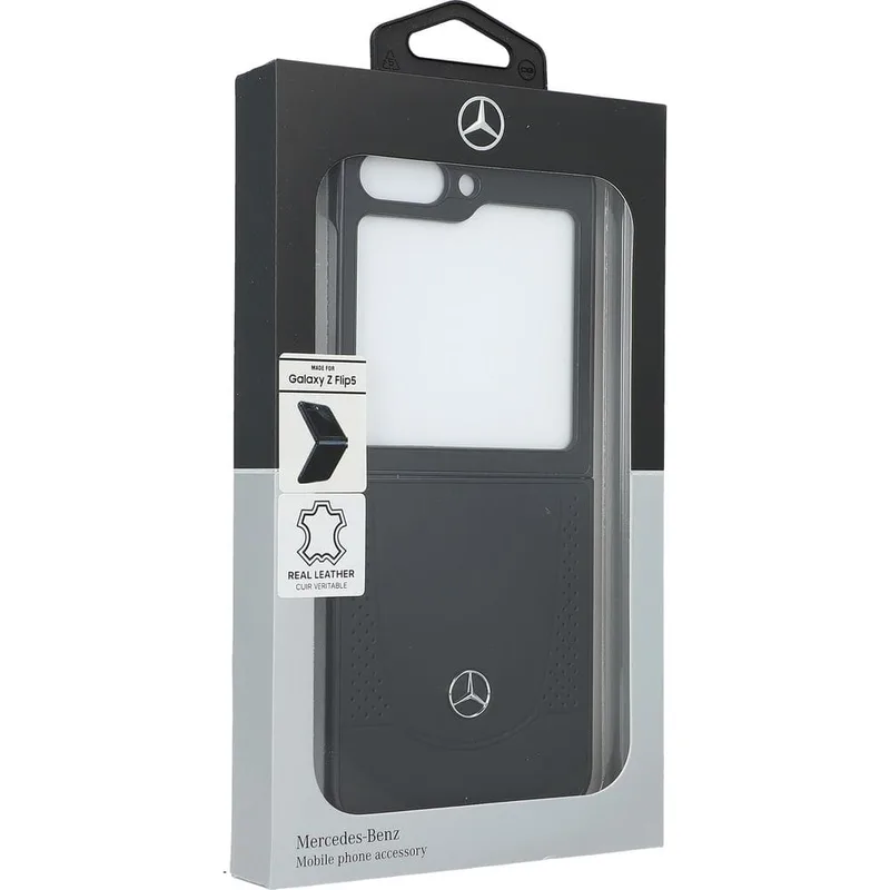 Mercedes Mobilskal till Galaxy Z Flip 5 Läder Urban