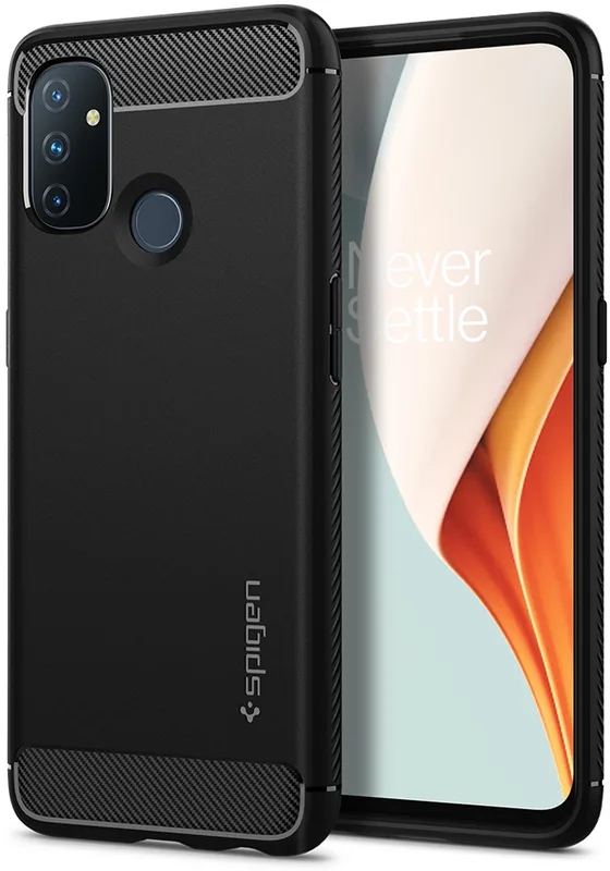 Spigen OnePlus Nord N100 skal Rugged Armor, matt svart