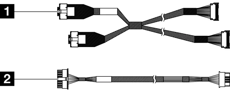 Lenovo Cable For 4X2.5"