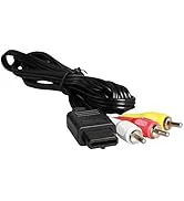 ENDARK Kompositkabel, AV-kabel, 1,75 m (5,8 fot) stereoljud, video, RCA-kabel för Gamecube/NGC/64/N64/SNES (1 st)