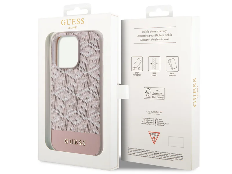Guess iPhone 14 Pro Max Mobilskal MagSafe GCube Stripes