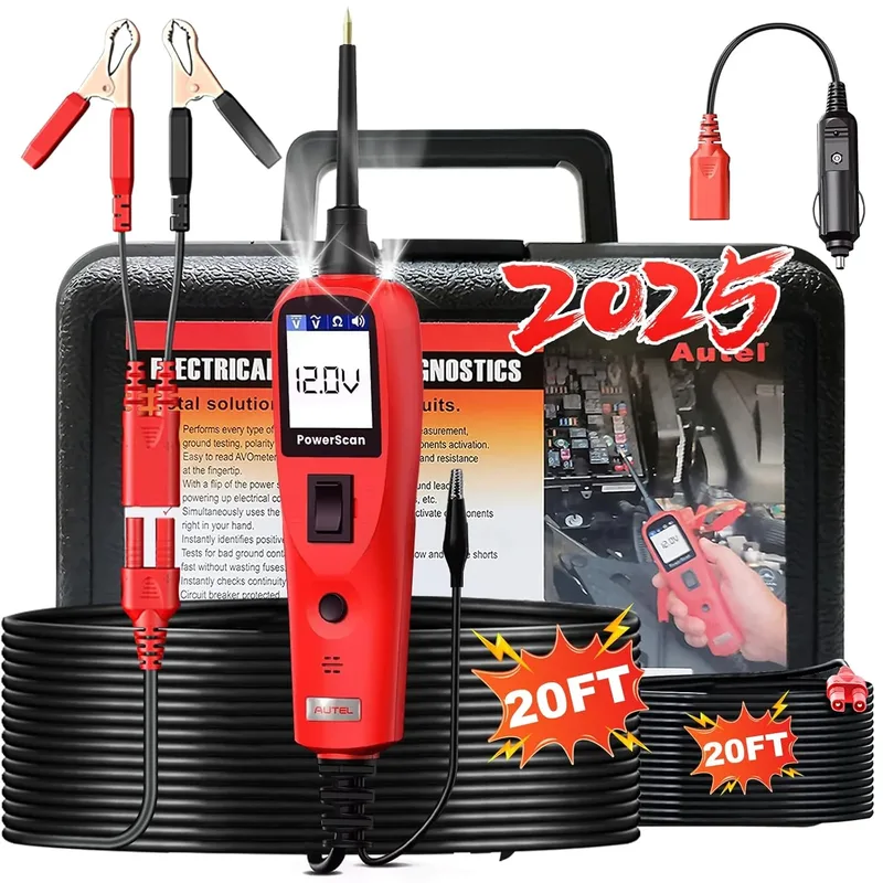 PowerScan PS100 elektriskt system diagnostiskt verktyg Automotive Circuit Tester Power Circuit Probe Kit
