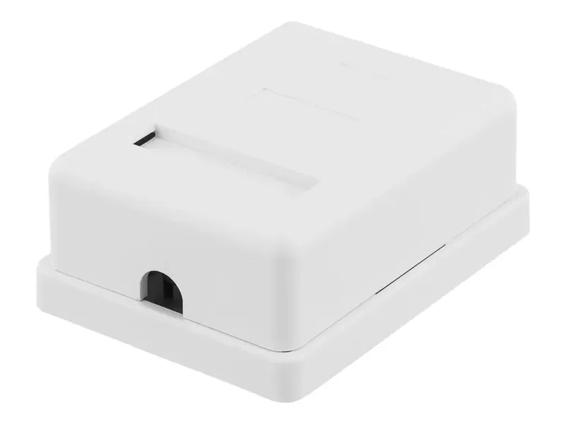 Utanpåliggande nätverksuttag skärmat 1-port
