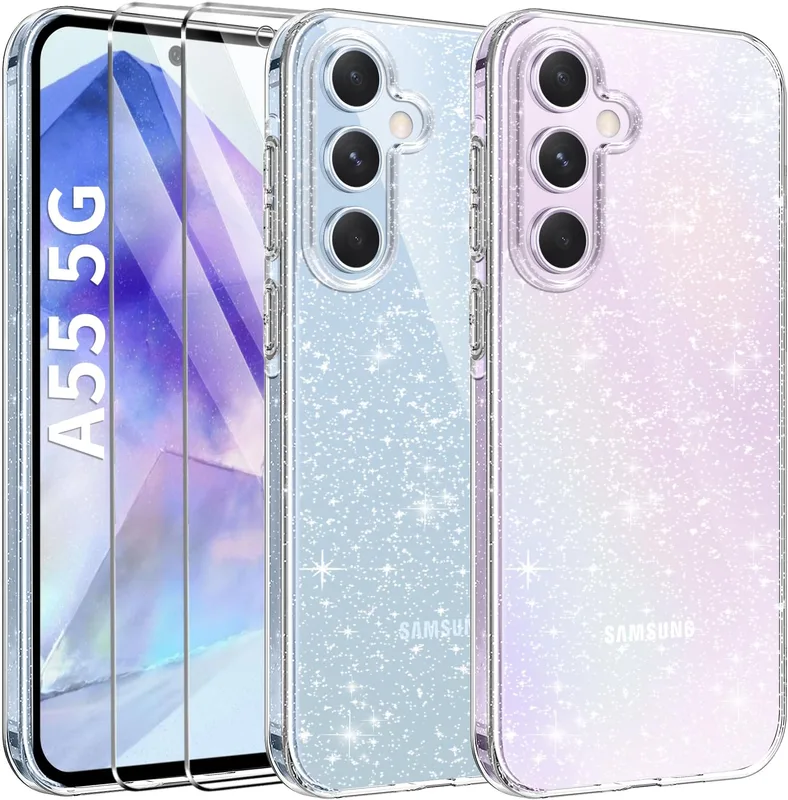 RankOne Gradient Glitter Fodral till Samsung Galaxy A55 5G