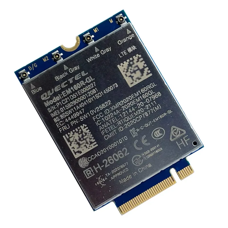 LENOVO ThinkPad Quectel EM160R-GL 4G LTE-A Cat 16 M.2 WWAN Module for T14 G5/L14 G5/X13 2in1 G5/P14s G5 AMD/X12 G2
