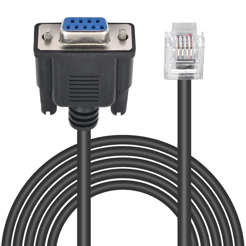 RS232 Till RJ11 DB9 6P4C Adapterkabel