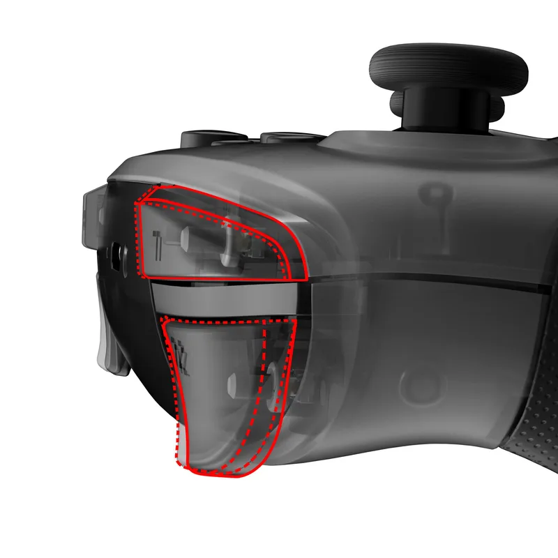 Clicky hårutlösarkit för Nintendo Switch Pro-kontroll