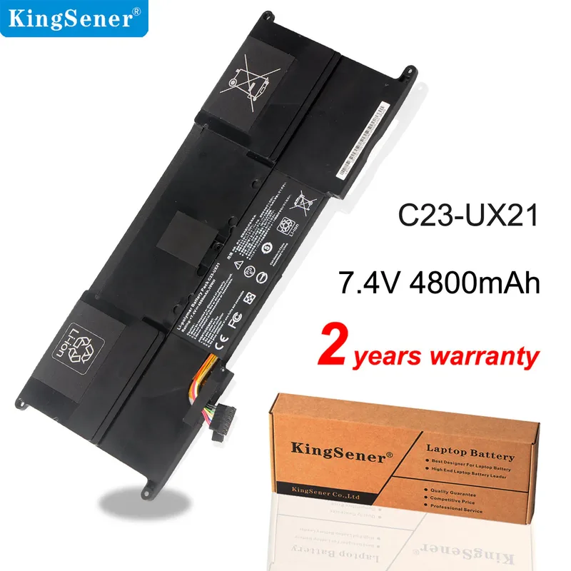 eQuipIT Batteri för Asus UX21 C23-UX21 4800mAh