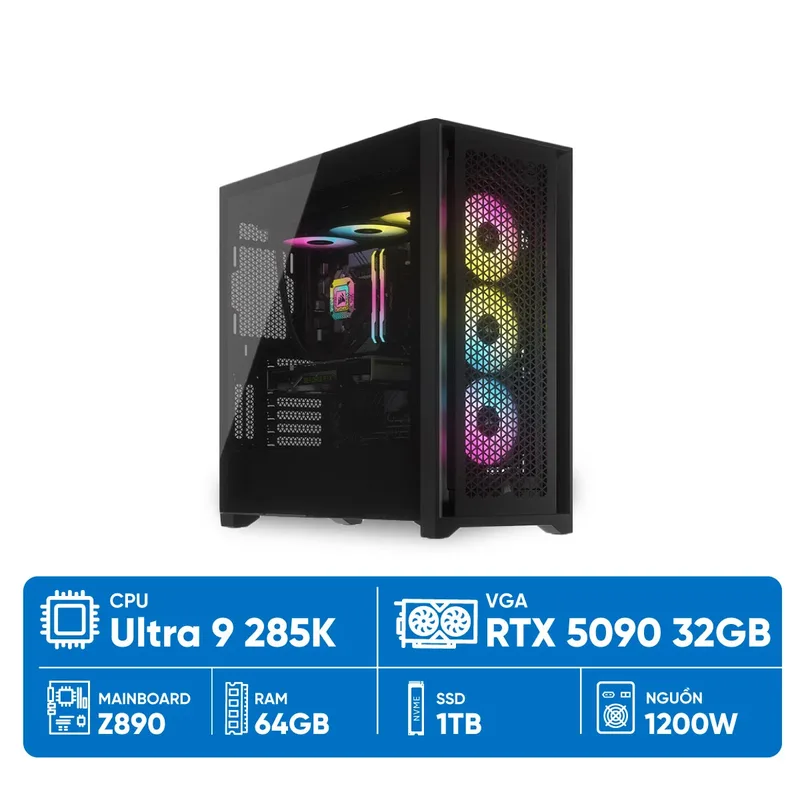 Elgiganten Build 611 U9/64/2TB/RTX 5090 32GB