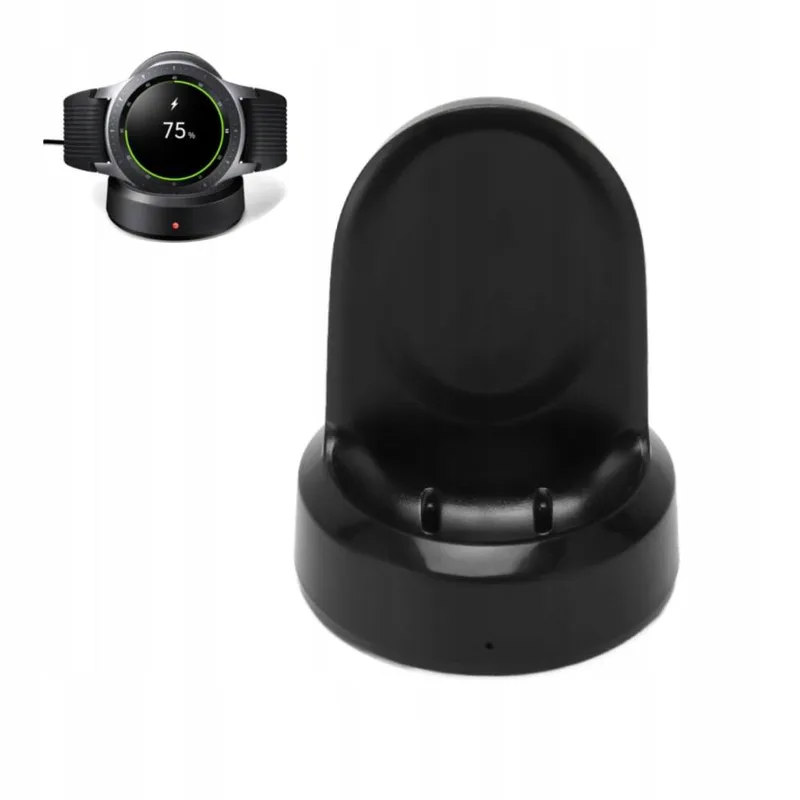 Akozon Smart Watch Laddare Klocka Bärbar Laddningsdocka för Watch R810 R800